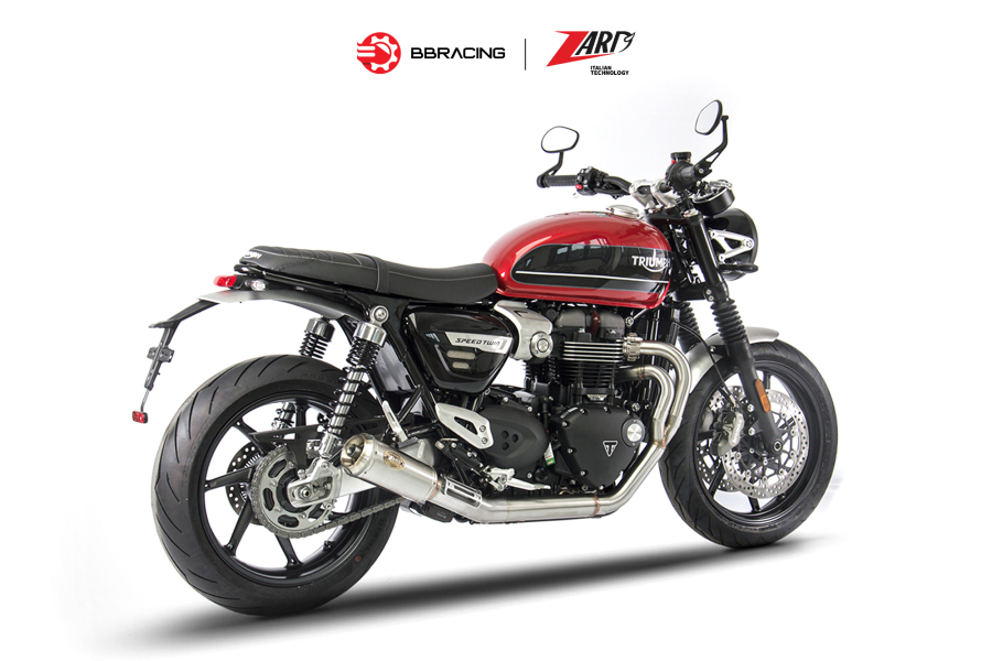 Zard Triumph Speed Twin 1200 2017-23 - Full Kit 2>1 SP Stainless Steel