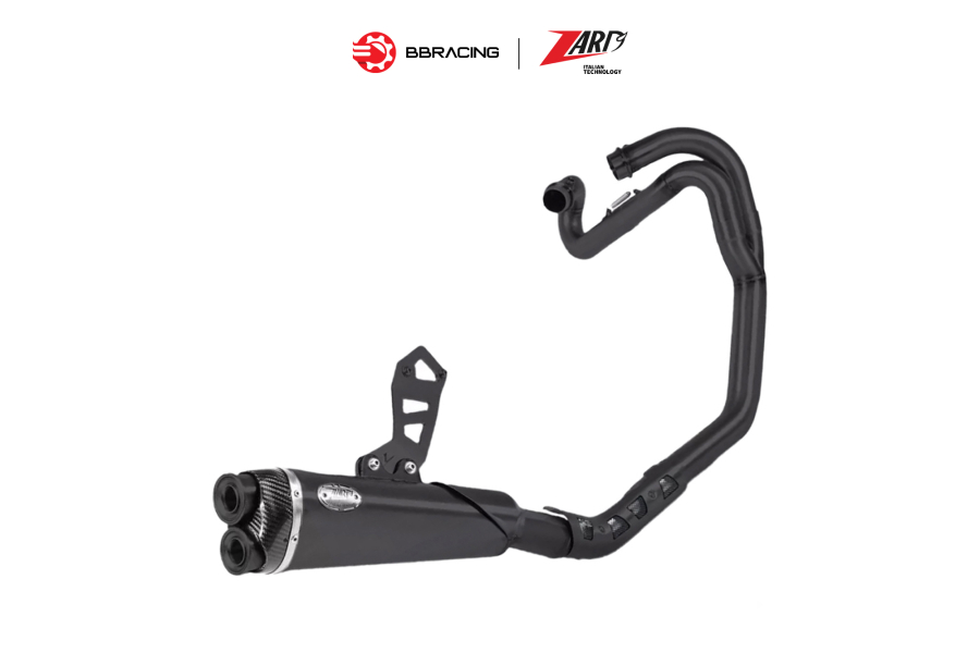 Zard Triumph Scrambler 1200 2019-23 - Full Kit 21 Low Mounted Black Coating