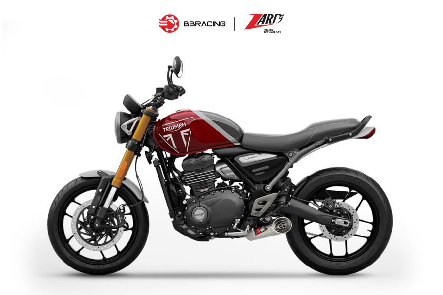 Zard Triumph Speed 400 - Full Kit Stainless Steel