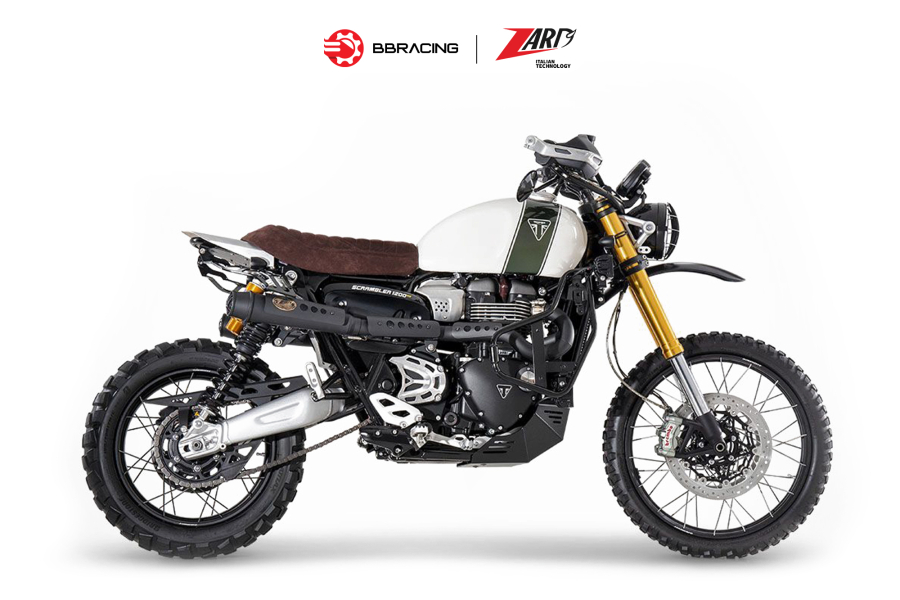 Zard Triumph Scrambler 1200 2024-25 - Full Kit Twin Black Coating