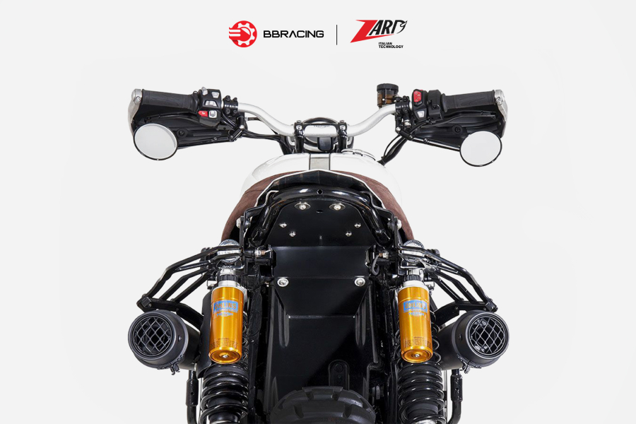 Zard Triumph Scrambler 1200 2024-25 - Full Kit Twin Black Coating