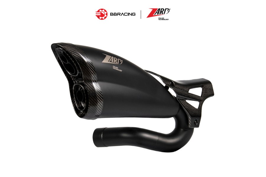 Zard Triumph Rocket III 2020-23 - Slip On Black Coating